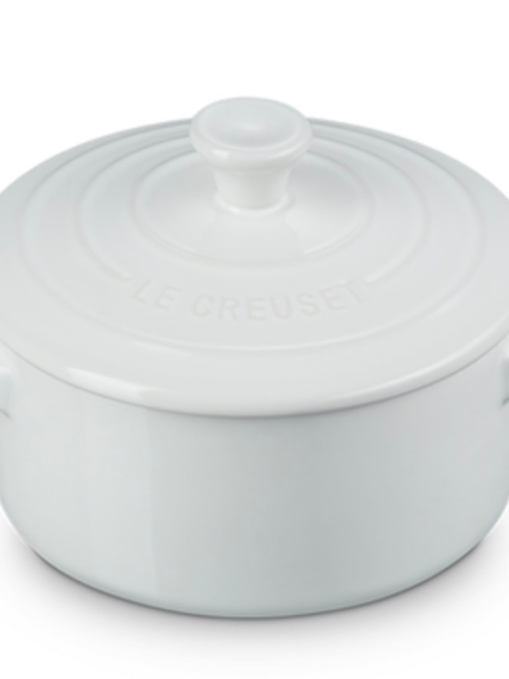 Le Creuset Stoneware Set of 4 Mini Round Cocottes, 8 oz.